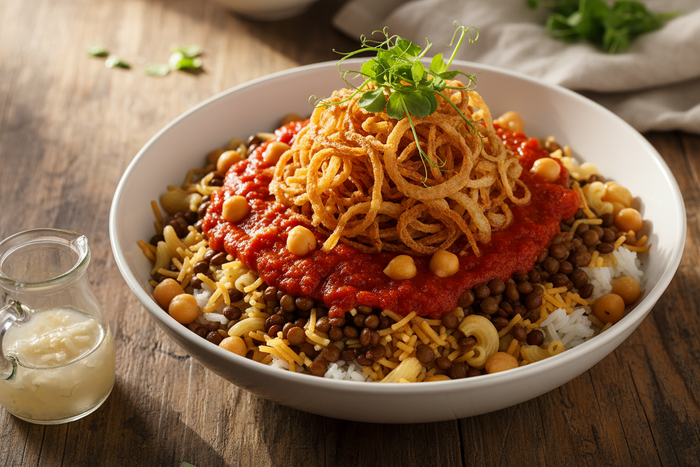 Koshari (كشري) — Egyptian Street Food
