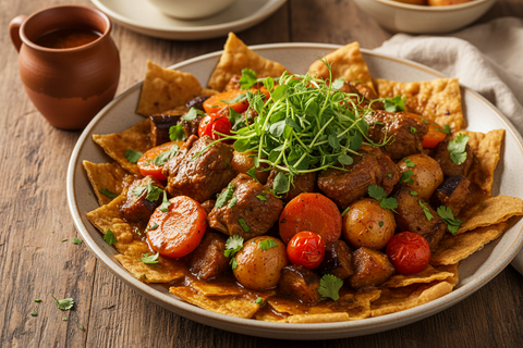 Thareed Lahm (ثريد لحم) — Emirati Lamb and Bread Stew