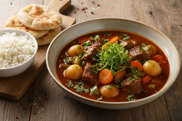 Saloona Hamra (سالونة حمراء) — Emirati Red Stew