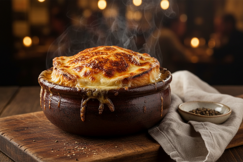 Soupe à l'Oignon Gratinée