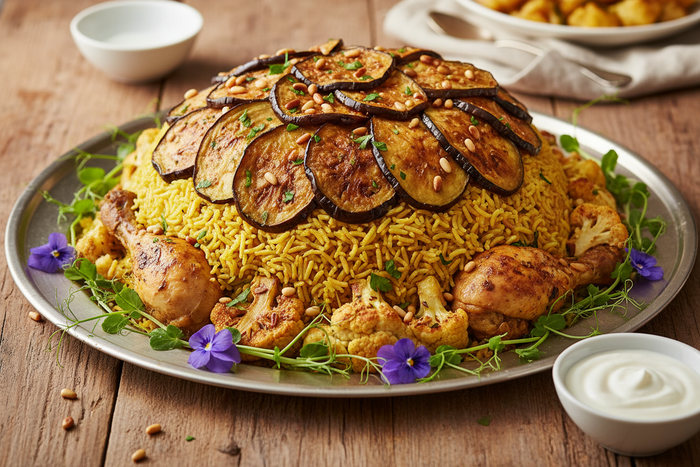 Maqluba (مقلوبة) — Palestinian Upside-Down Rice