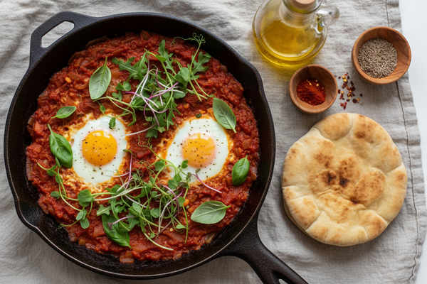 Shakshuka Khadra (شكشوكة خضراء) — Lebanese Green Shakshuka