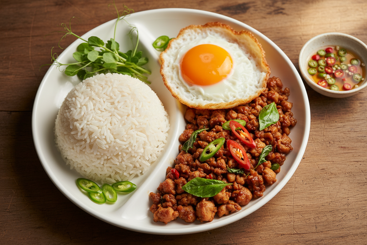 Pad Krapow Gai (Thai Holy Basil Chicken)