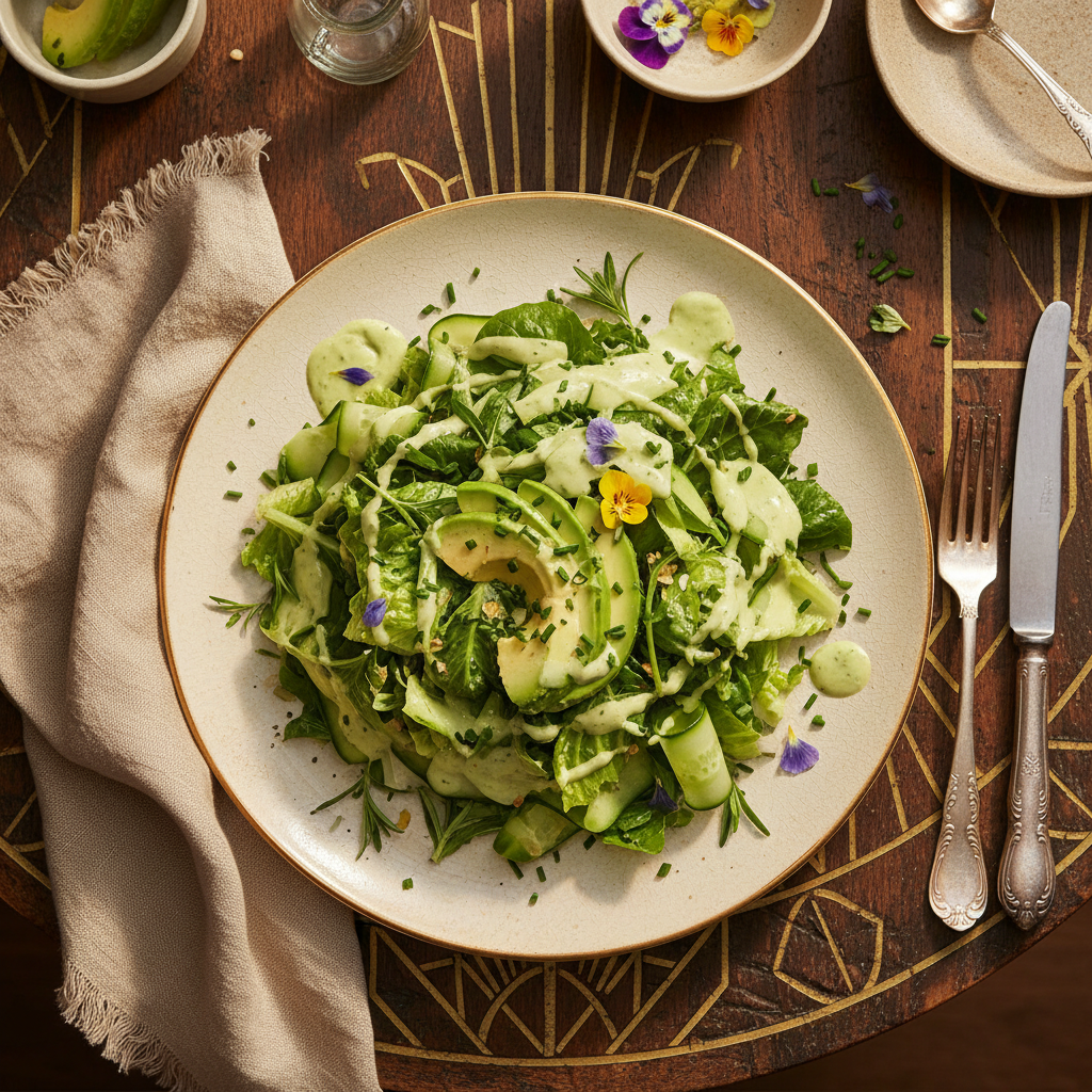 The Green Goddess Salad:  A 1920s San Francisco Classic
