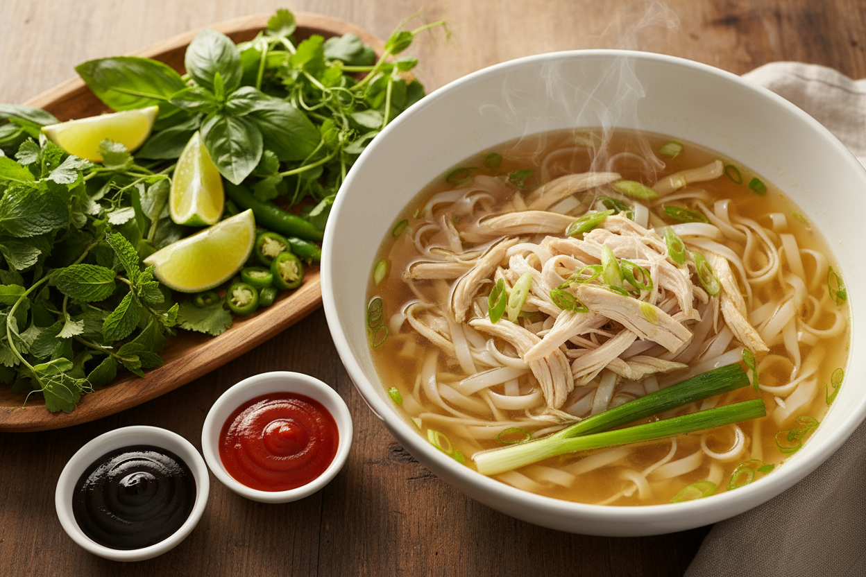 Pho Ga (Vietnamese Chicken Noodle Soup)