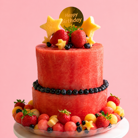 2 Tier Watermelon Cake