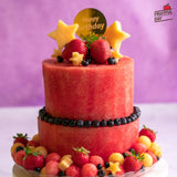 2 Tier Watermelon Cake 2