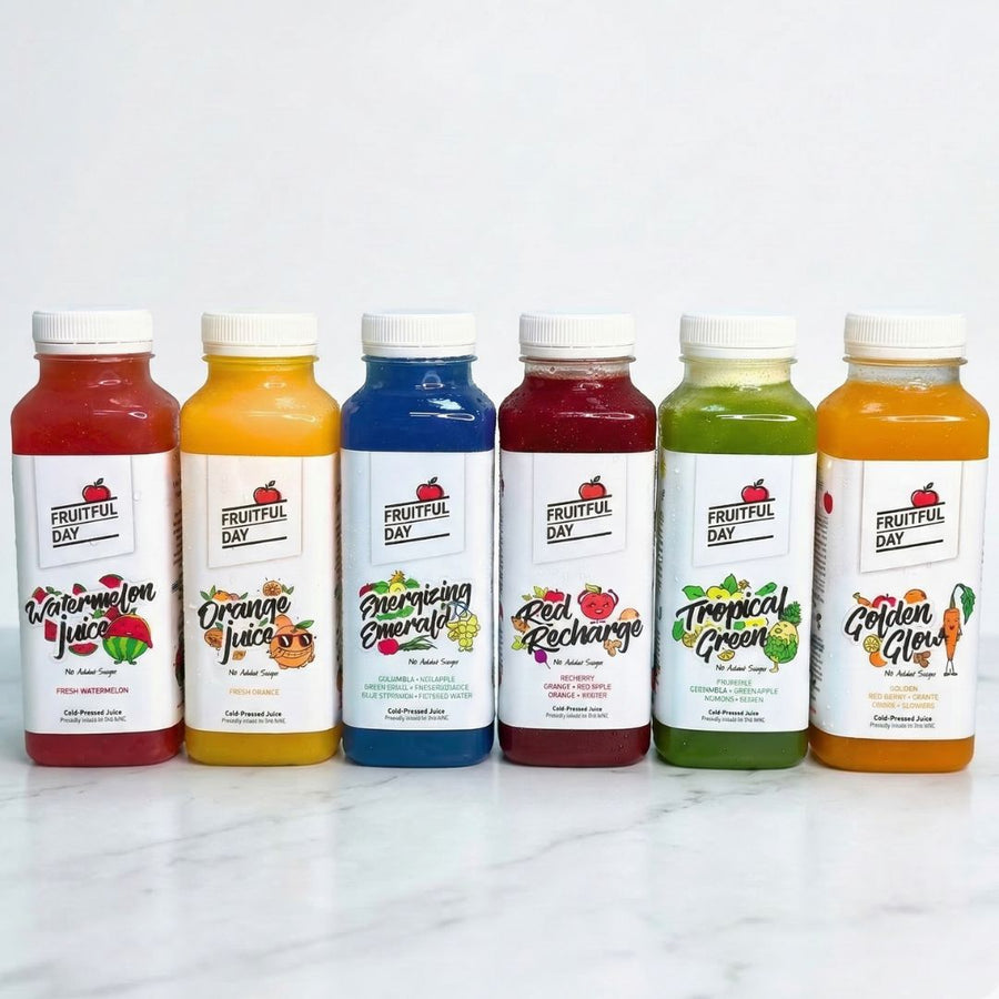 Cold-Pressed Juice Selection - Pack of 6 x 330ml