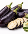 Fresh Organic Eggplant grown at CrYsp Farms in the UAE