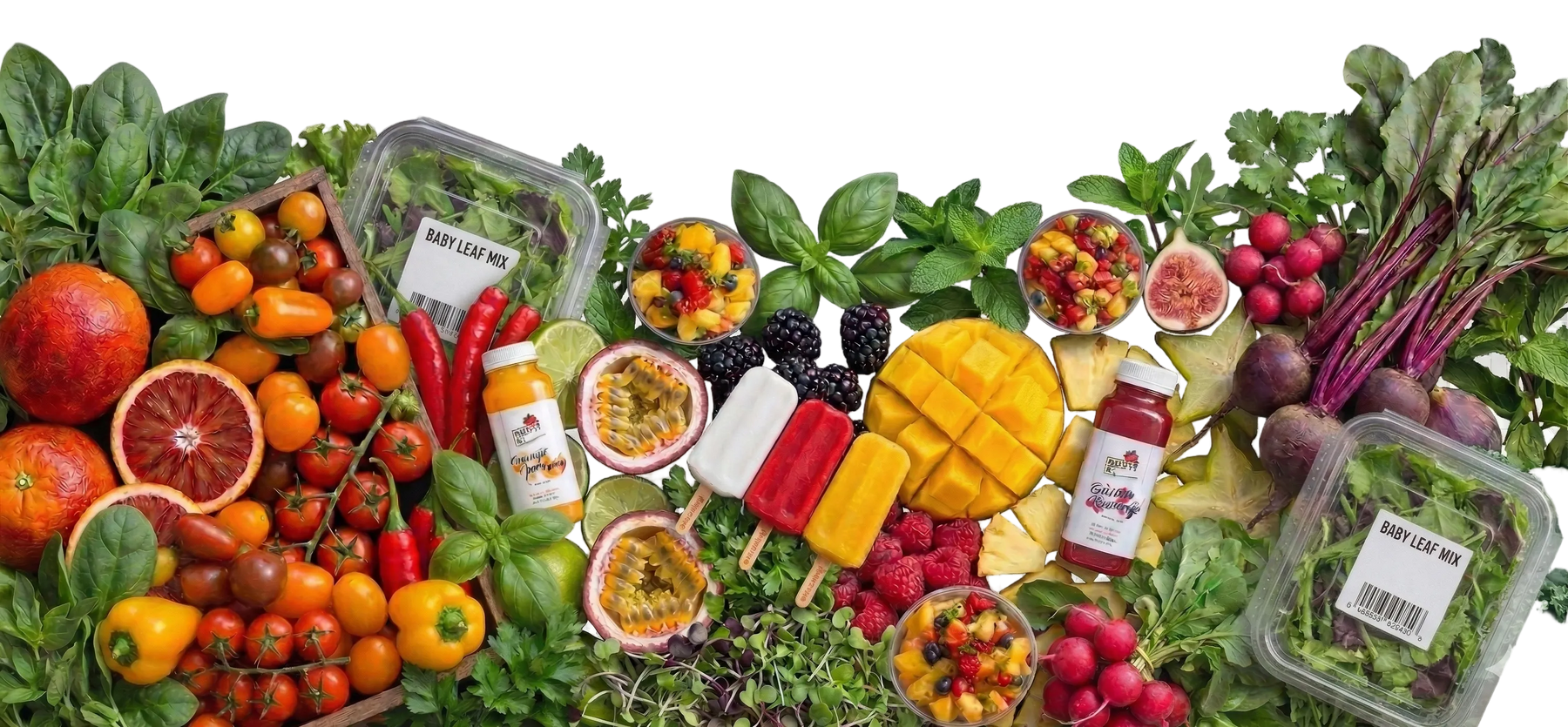 Harvested and Prepared to Order.