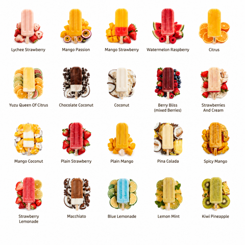 Pop Culture Artisan Ice Pops (Box of 6)