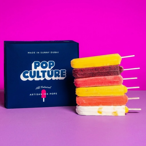 Pop Culture Artisan Ice Pops (Box of 6)